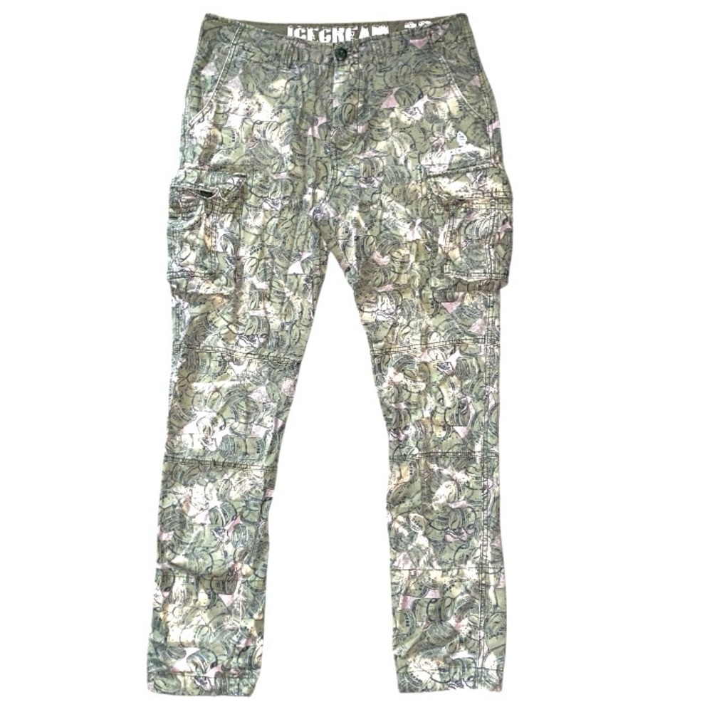 ICECREAM HIDDEN PANT WINTER MOSS Cargo Mens 32 (H)